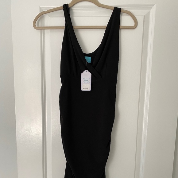 Maternity Black Dress Size XS - NWT - Picture 1 of 4